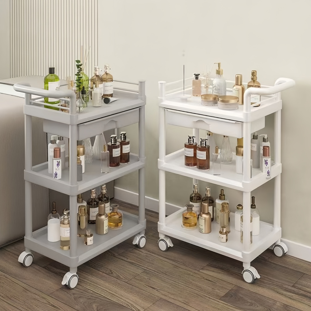 Medical Lab Furniture - Carrello Medico a 3 Ripiani con